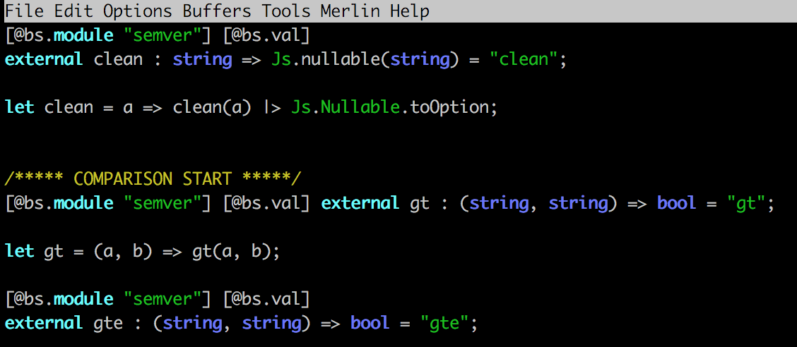 ReasonML: Create Bindings for NPM Package